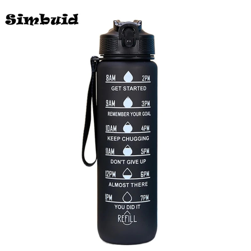 Botella de agua deportiva de 3 tamaños.